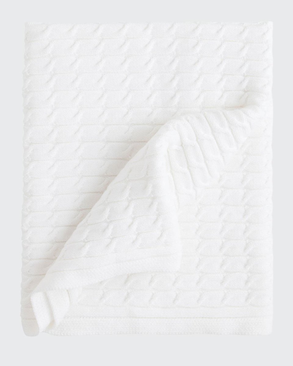 Cable Knit Baby Blanket